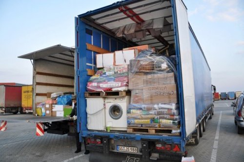 Hilfstransport Tamara Raab